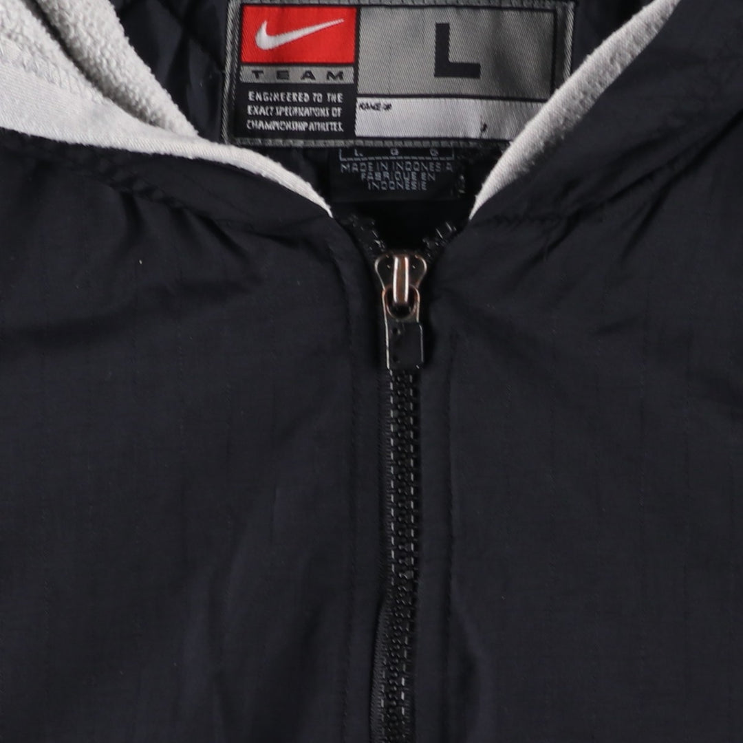 2000'S Nike Team NFL Las Vegas Raiders Padded Puffer Jacket, Men's Size L Nylon black type Vintage Second Hand