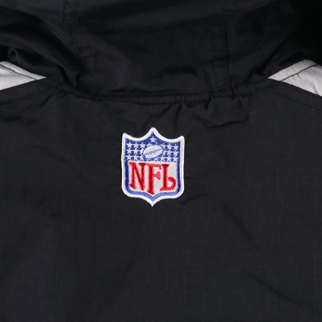 2000'S Nike Team NFL Las Vegas Raiders Padded Puffer Jacket, Men's Size L Nylon black type Vintage Second Hand