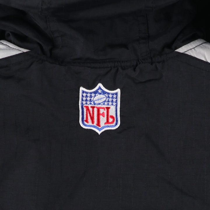 2000'S Nike Team NFL Las Vegas Raiders Padded Puffer Jacket, Men's Size L Nylon black type Vintage Second Hand