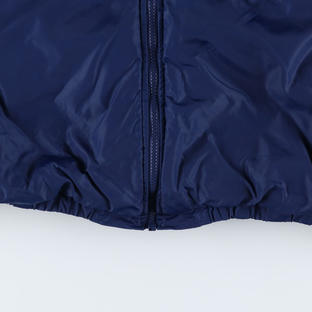 2000'S Adidas padded hoodie/puffer jacket, men's size XXL Nylon blue type Vintage Second Hand