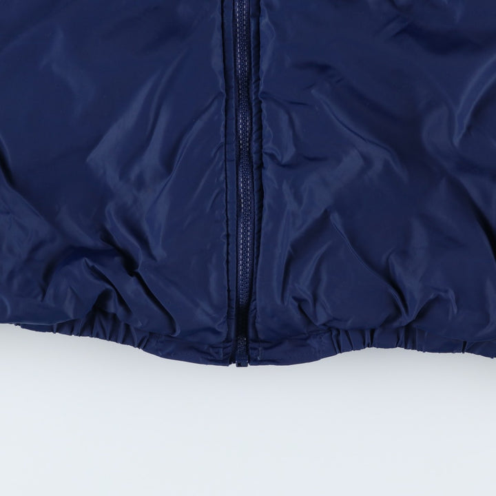 2000'S Adidas padded hoodie/puffer jacket, men's size XXL Nylon blue type Vintage Second Hand