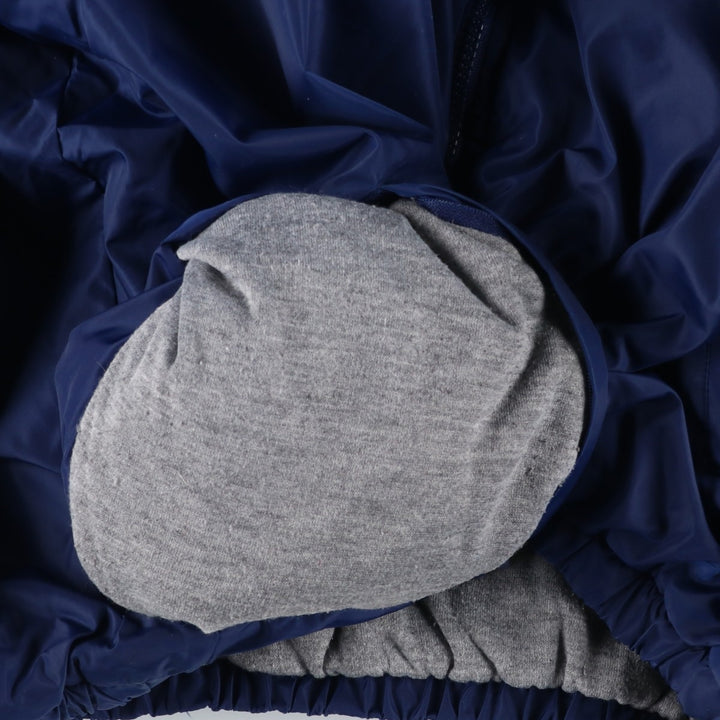 2000'S Adidas padded hoodie/puffer jacket, men's size XXL Nylon blue type Vintage Second Hand