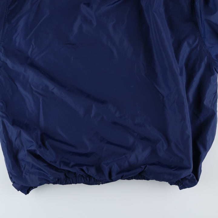 2000'S Adidas padded hoodie/puffer jacket, men's size XXL Nylon blue type Vintage Second Hand