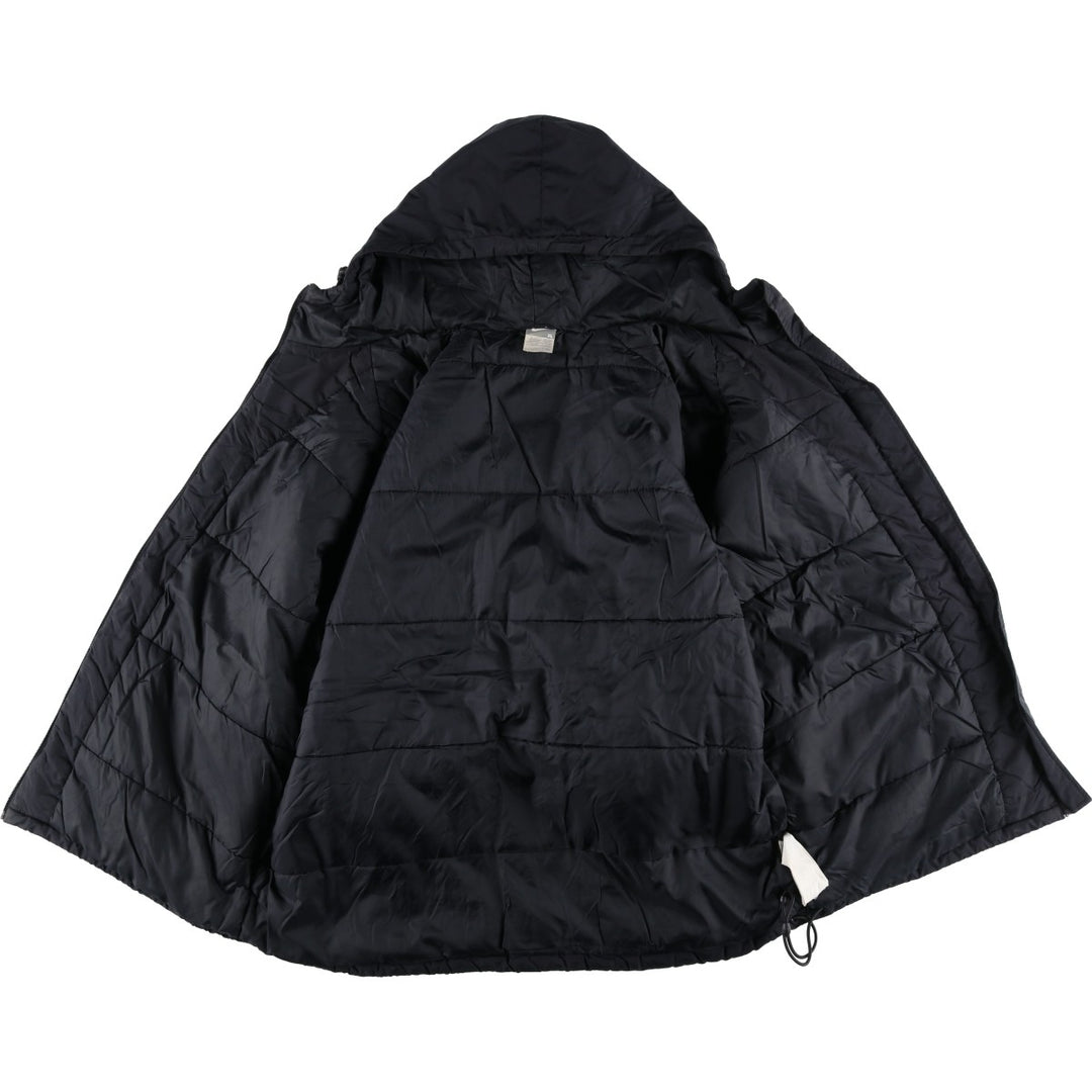 Nike padded hoodie/puffer jacket, men's size XL Nylon black type Vintage Second Hand