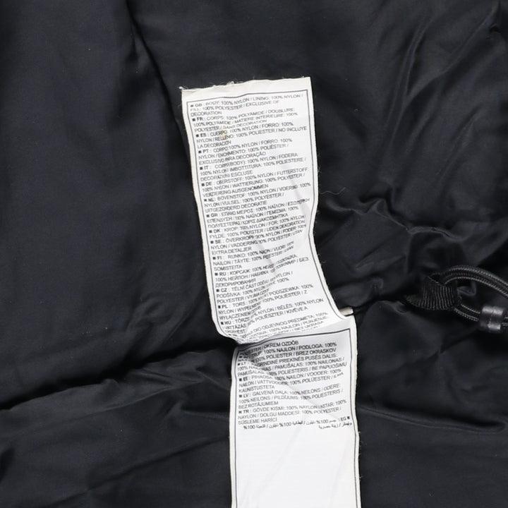 Nike padded hoodie/puffer jacket, men's size XL Nylon black type Vintage Second Hand