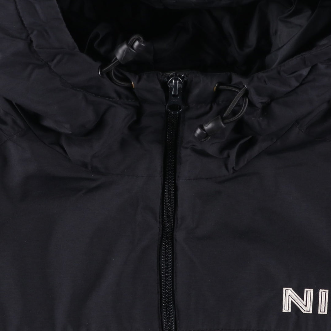 Nike padded hoodie/puffer jacket, men's size XL Nylon black type Vintage Second Hand