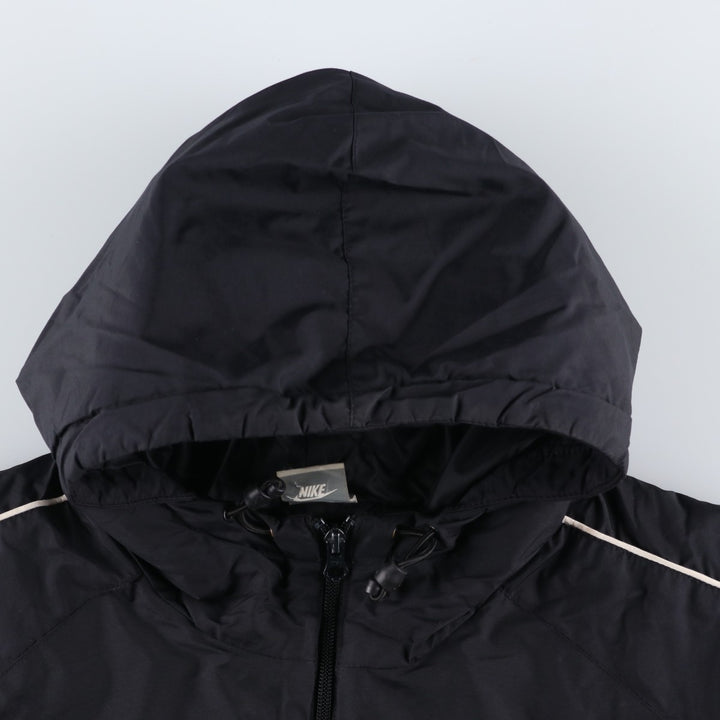 Nike padded hoodie/puffer jacket, men's size XL Nylon black type Vintage Second Hand