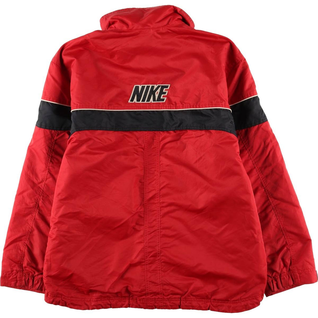 2000'S Nike padded puffer jacket, men's size M Nylon red type Vintage Second Hand