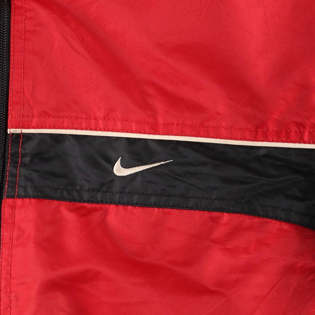 2000'S Nike padded puffer jacket, men's size M Nylon red type Vintage Second Hand