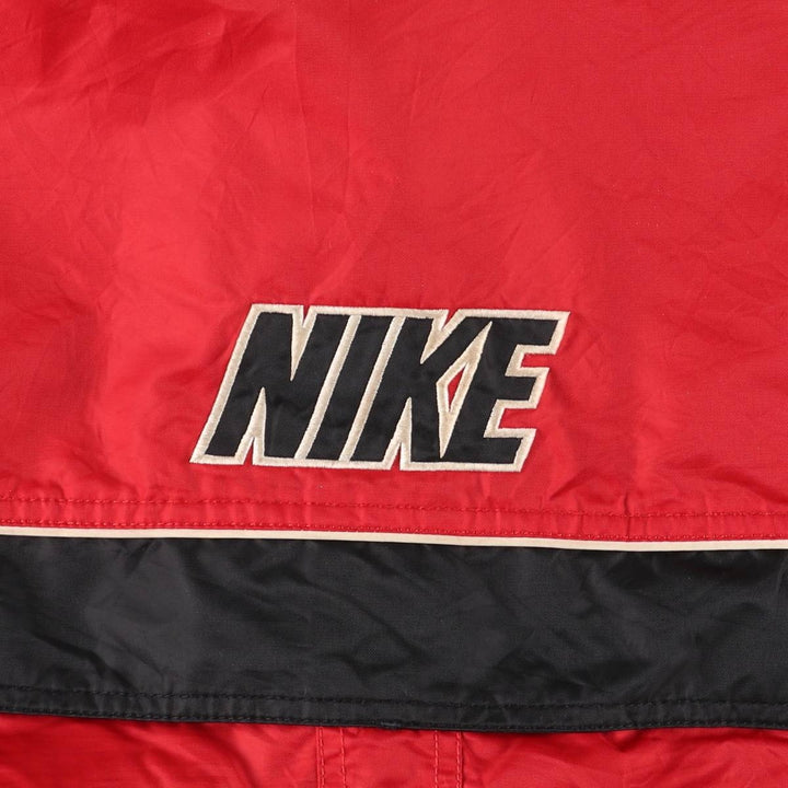 2000'S Nike padded puffer jacket, men's size M Nylon red type Vintage Second Hand