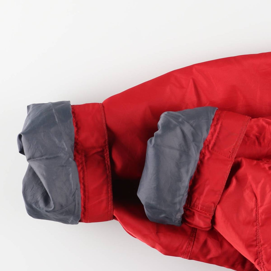 2000'S Nike padded puffer jacket, men's size M Nylon red type Vintage Second Hand