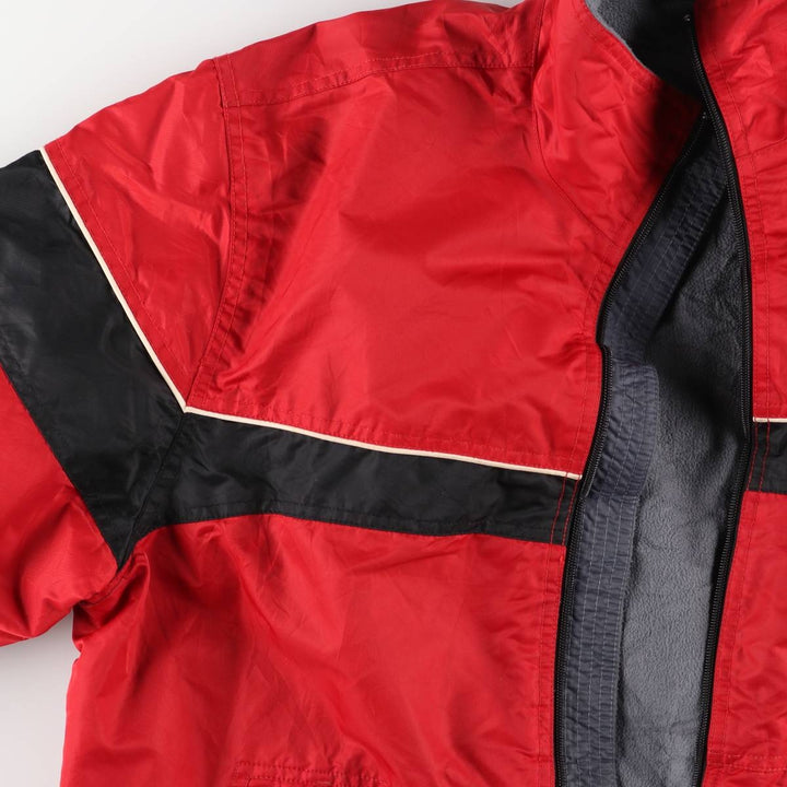 2000'S Nike padded puffer jacket, men's size M Nylon red type Vintage Second Hand