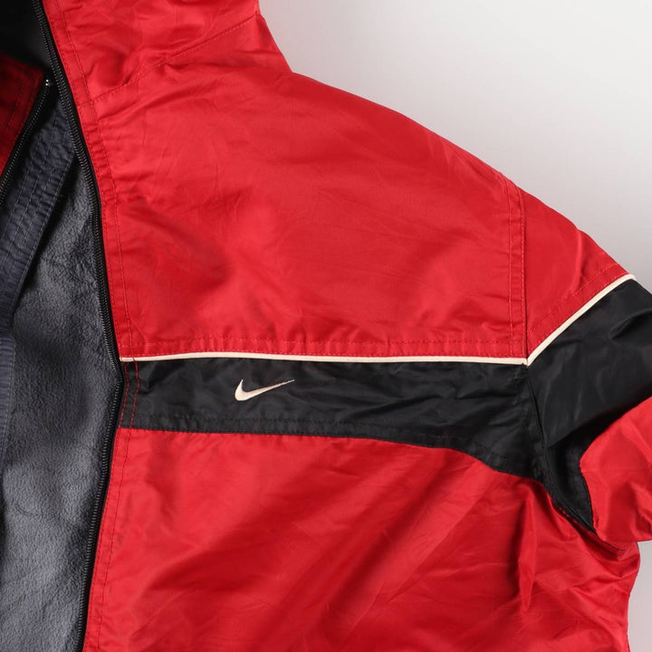 2000'S Nike padded puffer jacket, men's size M Nylon red type Vintage Second Hand