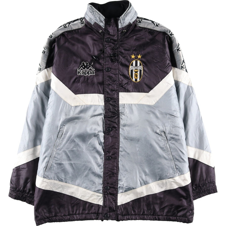 Kappa padded puffer jacket, men's size XL Nylon black type Vintage Second Hand