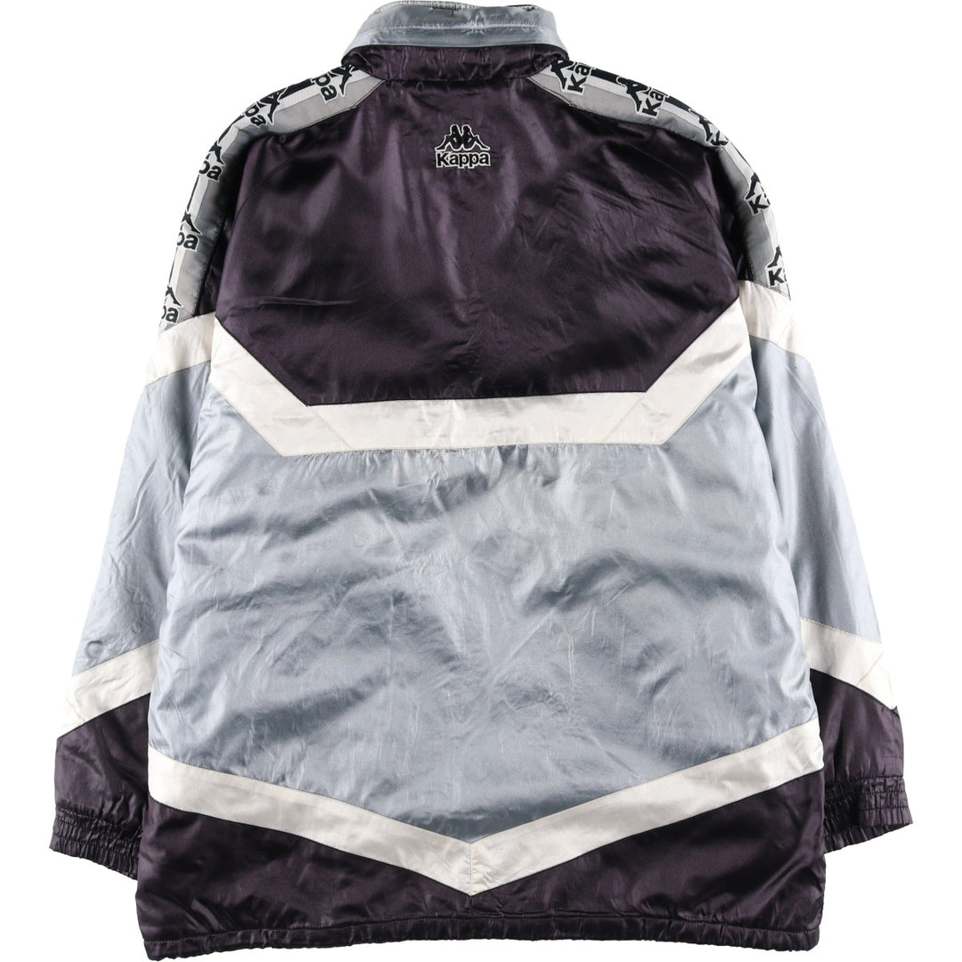 Kappa padded puffer jacket, men's size XL Nylon black type Vintage Second Hand