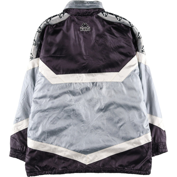 Kappa padded puffer jacket, men's size XL Nylon black type Vintage Second Hand