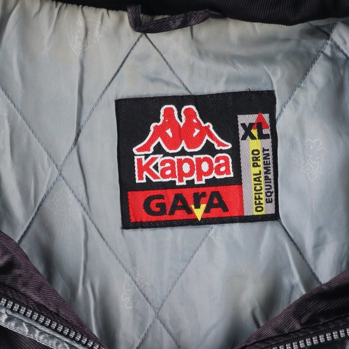 Kappa padded puffer jacket, men's size XL Nylon black type Vintage Second Hand