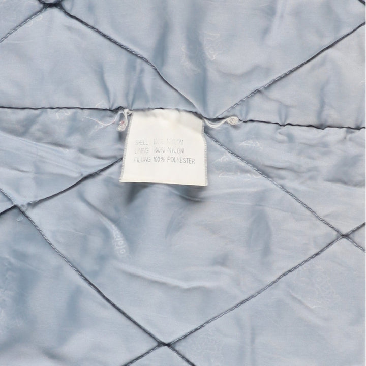 Kappa padded puffer jacket, men's size XL Nylon black type Vintage Second Hand