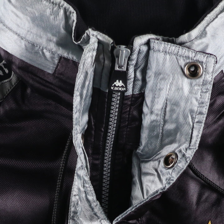 Kappa padded puffer jacket, men's size XL Nylon black type Vintage Second Hand