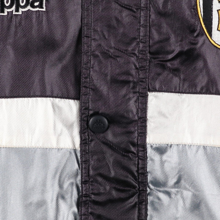 Kappa padded puffer jacket, men's size XL Nylon black type Vintage Second Hand