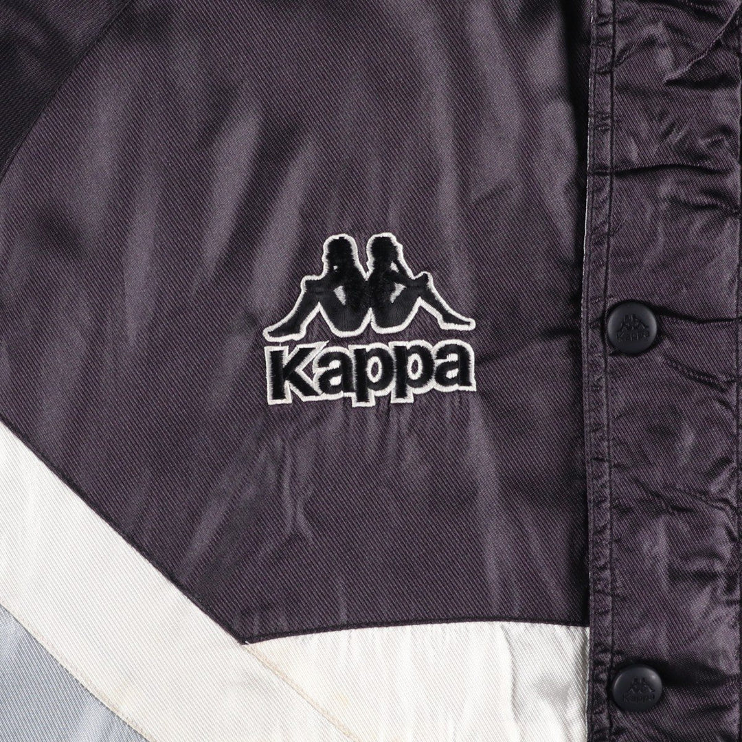 Kappa padded puffer jacket, men's size XL Nylon black type Vintage Second Hand