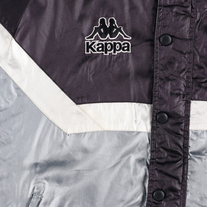 Kappa padded puffer jacket, men's size XL Nylon black type Vintage Second Hand