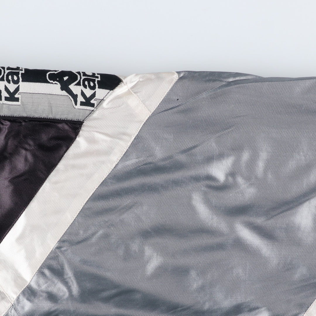 Kappa padded puffer jacket, men's size XL Nylon black type Vintage Second Hand