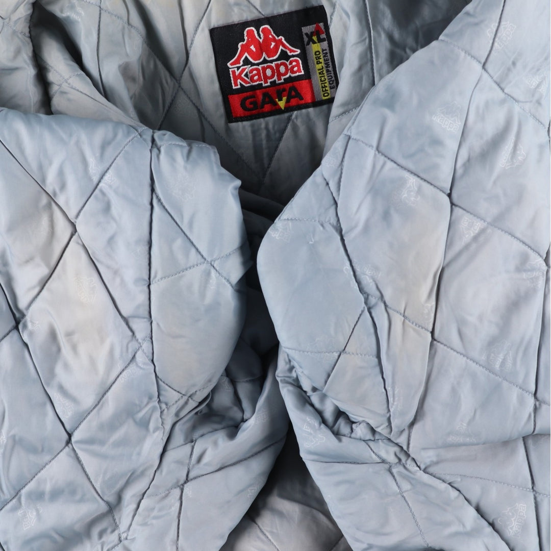 Kappa padded puffer jacket, men's size XL Nylon black type Vintage Second Hand