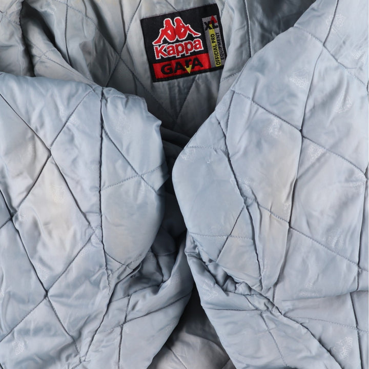 Kappa padded puffer jacket, men's size XL Nylon black type Vintage Second Hand