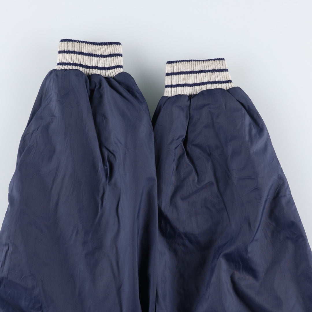 80s-90'S Adidas reversible nylon jacket with back logo, men's size XL Nylon navy blue type Vintage Second Hand