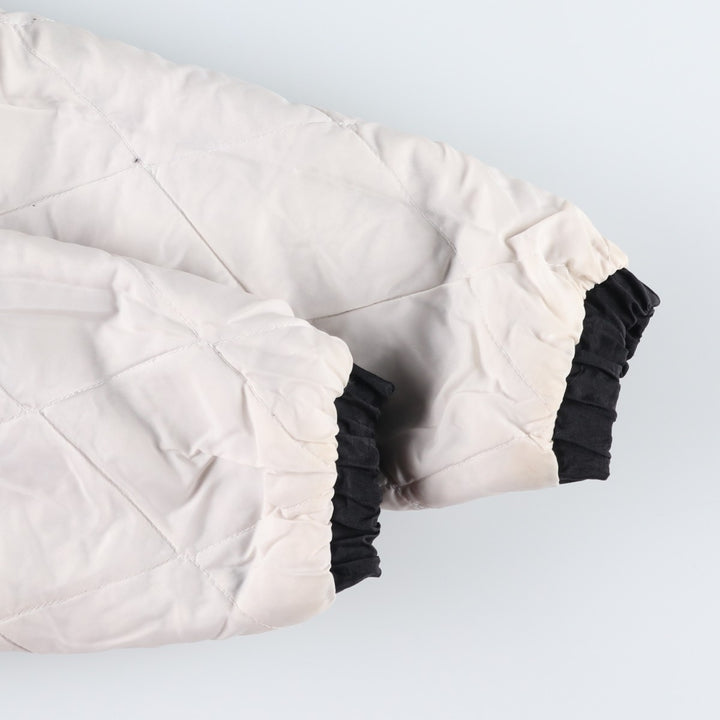 Vintage 1980'S Adidas padded hoodie/puffer jacket, size M, men's Nylon black type Vintage Second Hand