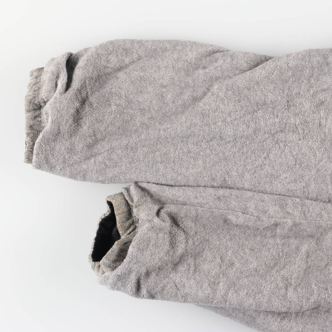 90s-00'S adidas reversible back logo padded hoodie/puffer jacket, men's size M Nylon black type Vintage Second Hand