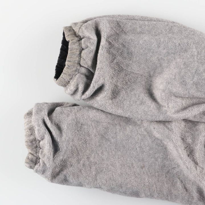 90s-00'S adidas reversible back logo padded hoodie/puffer jacket, men's size M Nylon black type Vintage Second Hand