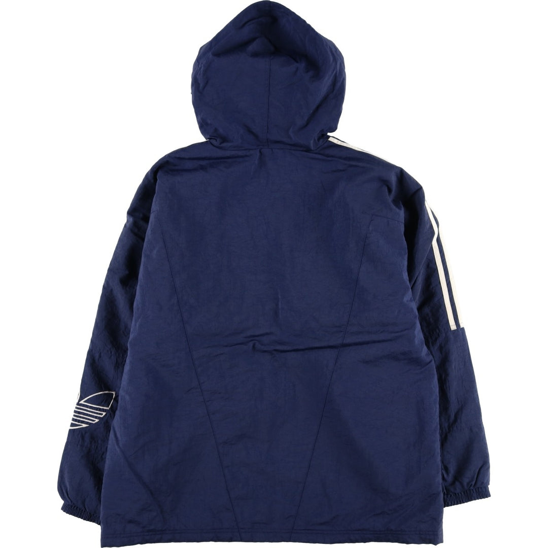 Vintage 90'S adidas padded puffer jacket, size S, men's Nylon blue type Vintage Second Hand