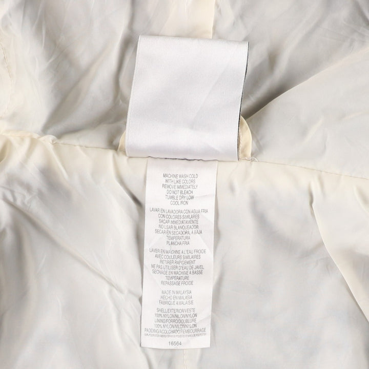 Vintage 90'S adidas padded puffer jacket, size S, men's Nylon blue type Vintage Second Hand