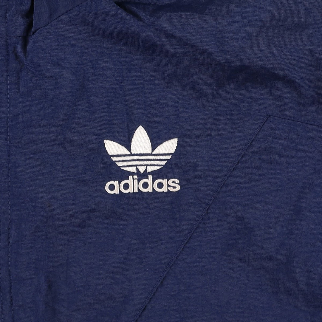 Vintage 90'S adidas padded puffer jacket, size S, men's Nylon blue type Vintage Second Hand