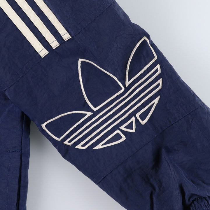 Vintage 90'S adidas padded puffer jacket, size S, men's Nylon blue type Vintage Second Hand