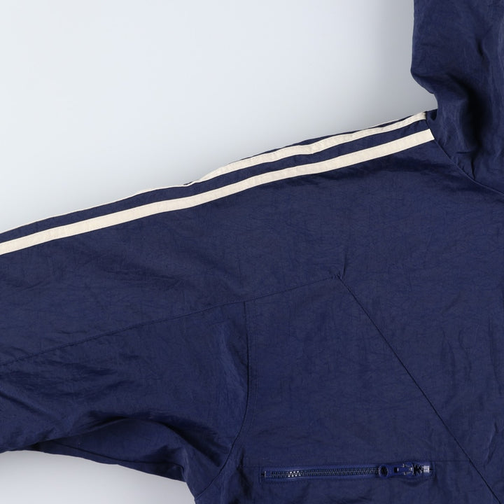 Vintage 90'S adidas padded puffer jacket, size S, men's Nylon blue type Vintage Second Hand