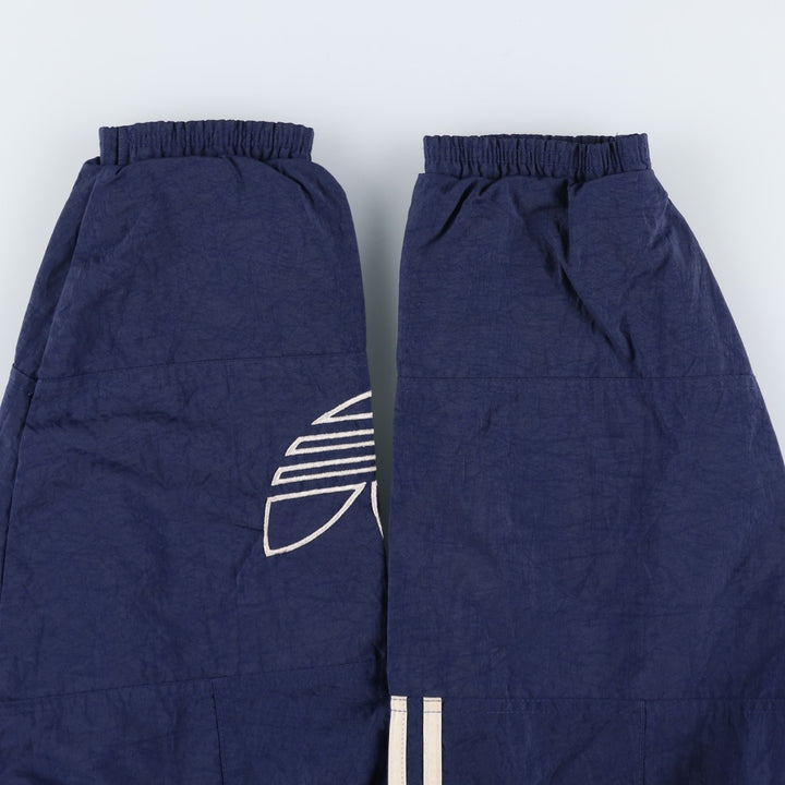 Vintage 90'S adidas padded puffer jacket, size S, men's Nylon blue type Vintage Second Hand