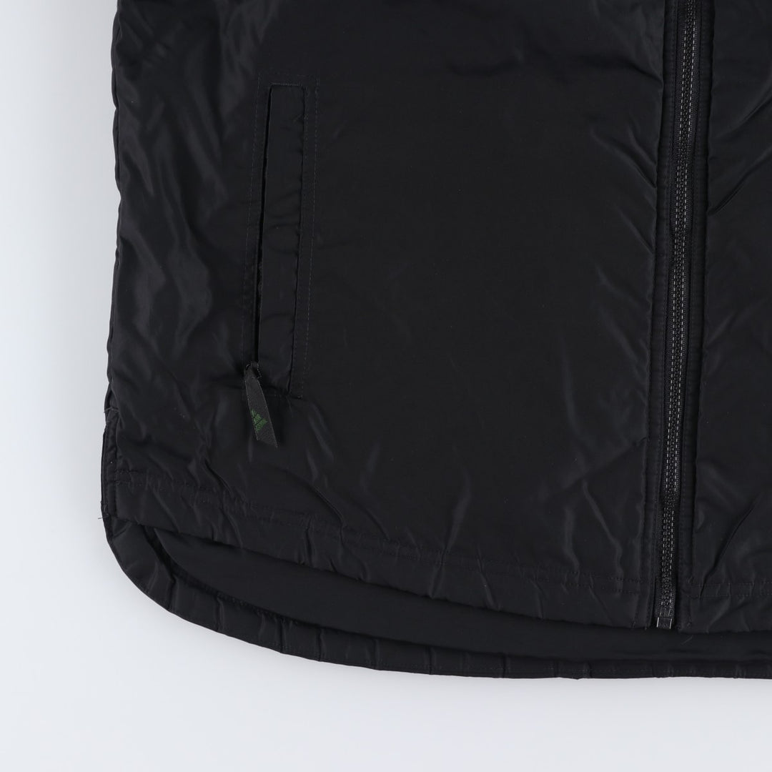 90s-00'S Adidas padded puffer jacket, men's size L Nylon black type Vintage Second Hand