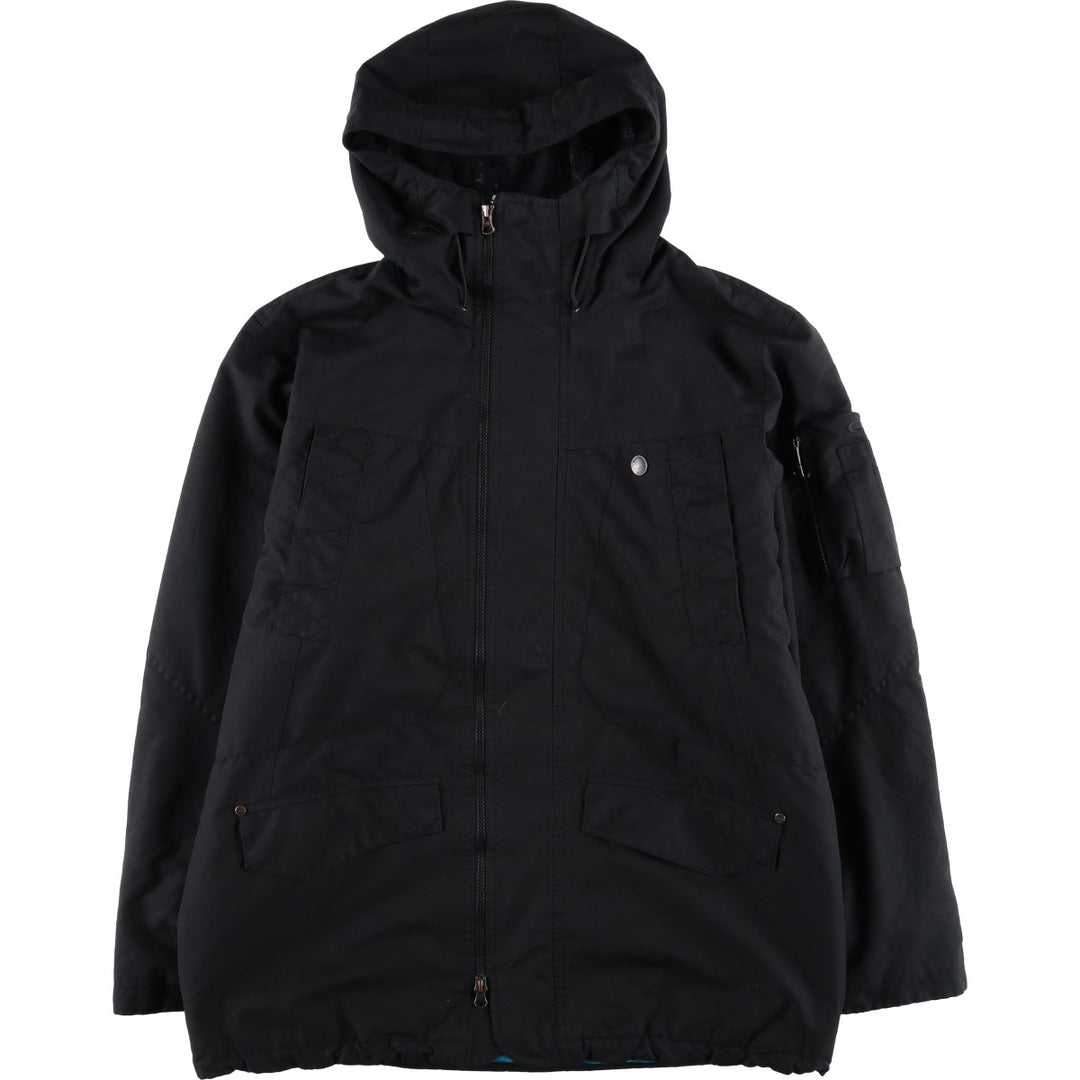 Oakley OAKLEY padded hoodie puffer jacket men's XL polyester black type Vintage Second Hand