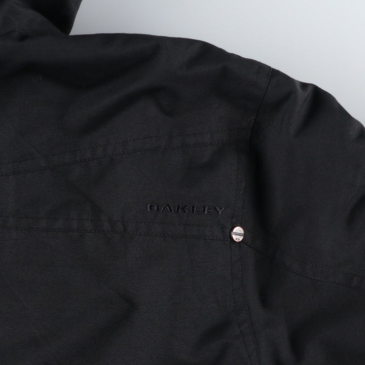 Oakley OAKLEY padded hoodie puffer jacket men's XL polyester black type Vintage Second Hand