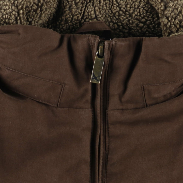 Eddie Bauer 650 Fill Power Goose Down Jacket, Men's Size Medium cotton brown type Vintage Second Hand