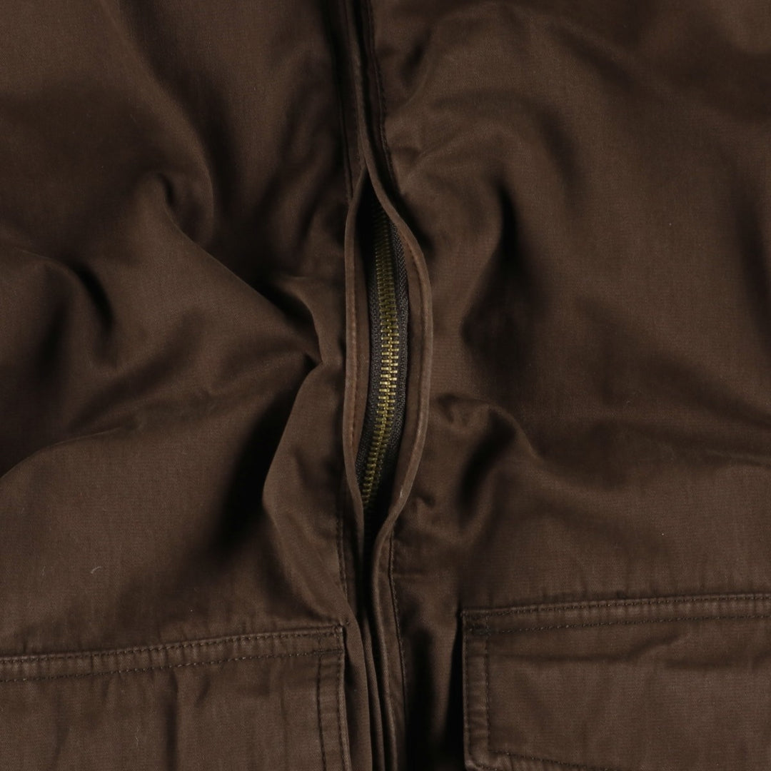 Eddie Bauer 650 Fill Power Goose Down Jacket, Men's Size Medium cotton brown type Vintage Second Hand