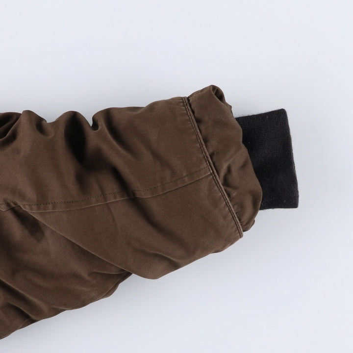 Eddie Bauer 650 Fill Power Goose Down Jacket, Men's Size Medium cotton brown type Vintage Second Hand