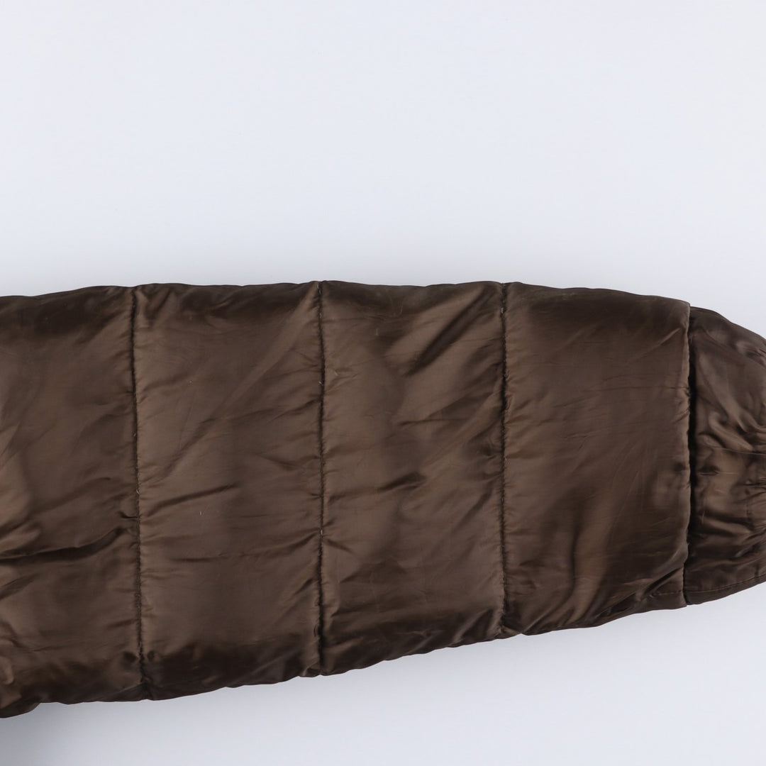 Eddie Bauer 650 Fill Power Goose Down Jacket, Men's Size Medium cotton brown type Vintage Second Hand