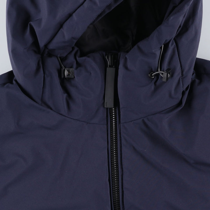 DKNY Men's Padded Puffer Jacket, Size M polyester navy blue type Vintage Second Hand