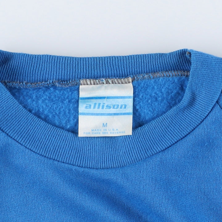Vintage 1980'S Allison Mickey Mouse large print character sweatshirt, size M, women's acrylic blue type Vintage Second Hand