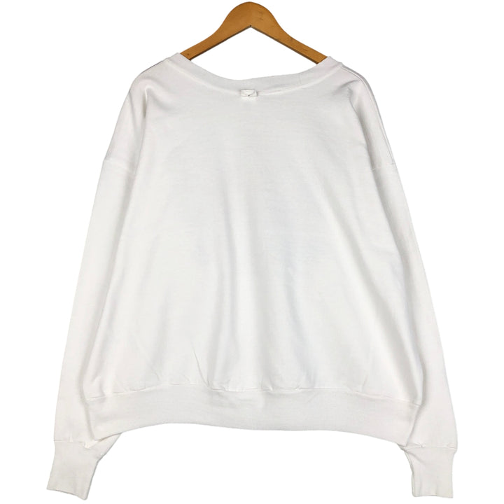 Vintage 80s-90'S MEDALLION Wizard of Oz character sweatshirt, made in the USA, size XXL, men's cotton white type Vintage Second Hand