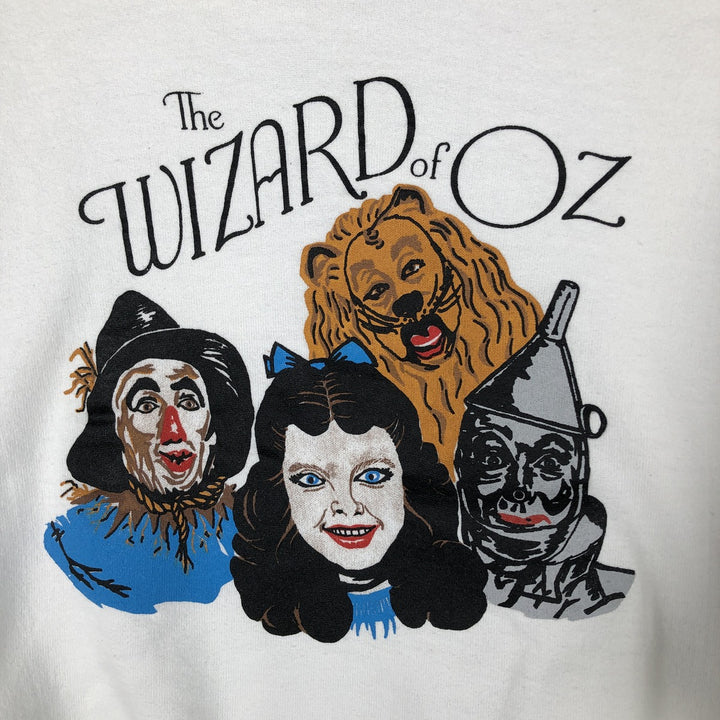 Vintage 80s-90'S MEDALLION Wizard of Oz character sweatshirt, made in the USA, size XXL, men's cotton white type Vintage Second Hand